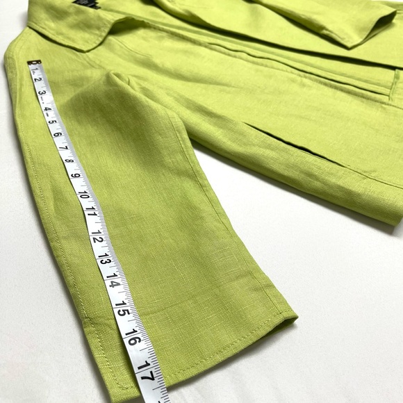 Talbots Petites 100% Pure Irish Linen Blazer - Picture 9 of 12